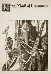 Mark of Cornwall, illusztráció a "A kerekasztal bajnokainak története" című filmből